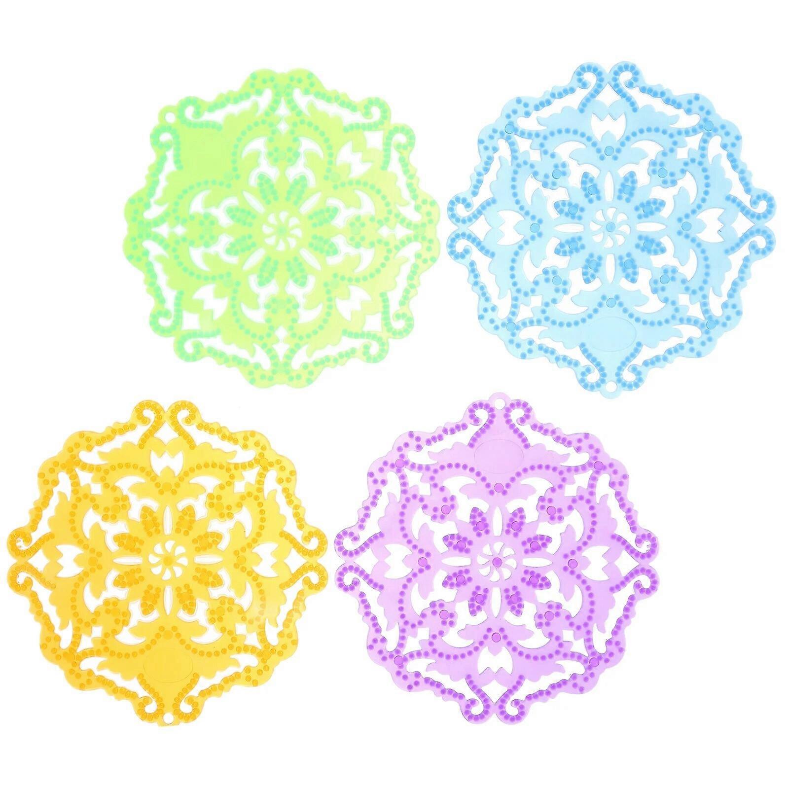 4pcs Urinal Screen Pad Fragrance Deodorizing Mens Deoderant Urinal Screen Mat