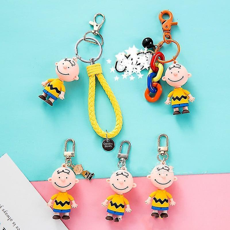 Lanyards Ins Child Cute Cartoon Keychain Bag Pendant Figure