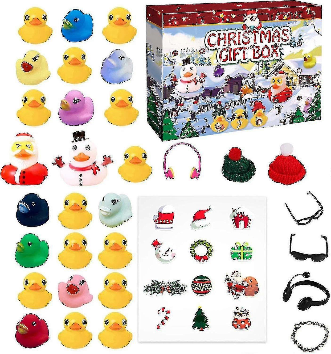 Kumiadventti 2023, Adventti 2023 Lapset, Adventtikylpylelusetti, Adventti 15 kumiankan kera, Adventti