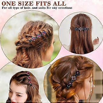 Geflochtene Haarspangen-Set Für Frauen & Mädchen – 2 Stück | Leicht & Stylisch Für Jeden Anlass (Style1)