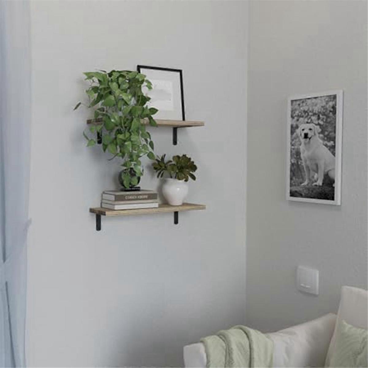 Floating Shelves,Wooden Floating Shelves for Wall Decor, Wall Mounted ...