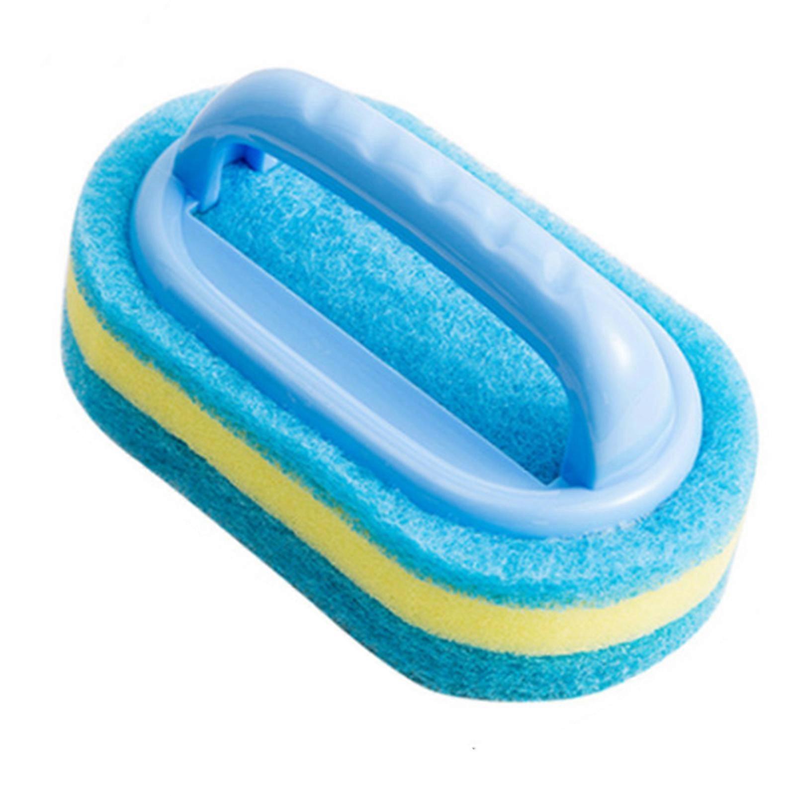 Handheld Sponge Scrubber 3-Layer Thick Foam Swimming Pool Cleaning Brush for  Swimming Pool Step & Corner