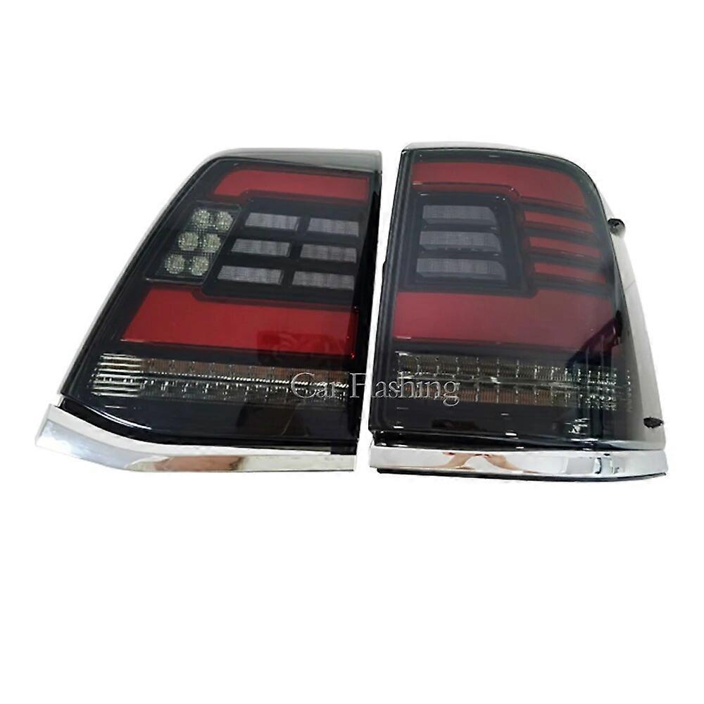 Car LED Taillight Tail Light For Toyota Land Cruiser 200 2008 - 2015 Rear Running Light + Brake + Reverse + Dynamic Turn Signal