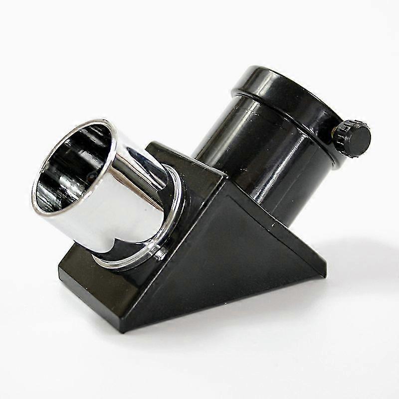 Astronomical Telescope Eyepiece 45/90 Degree Diagonal Erecting Prism 1.25in Zenith Mirror For Refractor Cassegrain Telescope1pcsblack
