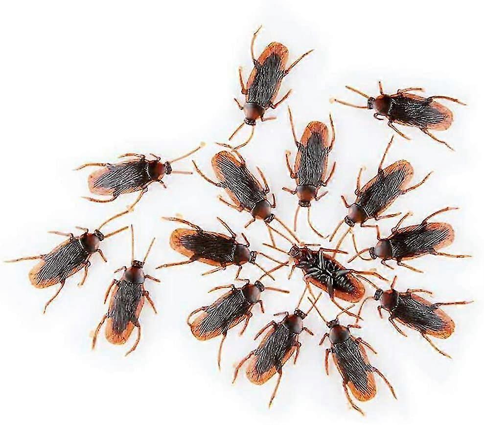 100 Pieces Fake Roach Prank Cockroach Bugs Look Real