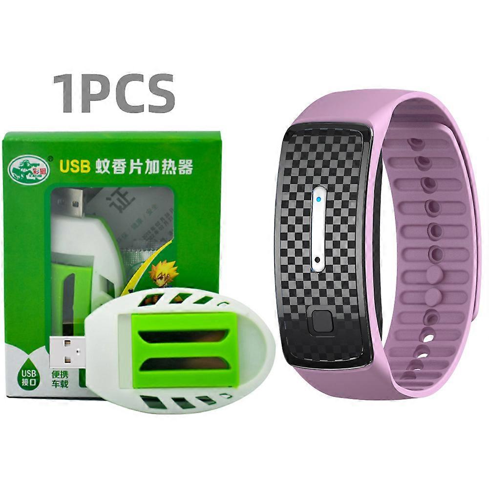 Ultrasonic Anti Mosquito Insect Pest Bug Repeller Repellent Bracelet Watch Wrist -GSL
