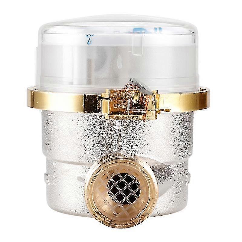 Water Meter Mechanical Rotary Wing 0-40 Cold E-type 12" - 34" Qn 2.5m3h Precision 0.0001m3 With All Copper Connector
