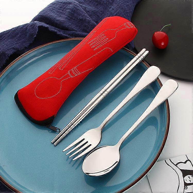 1 set 304 stainless steel three-piece