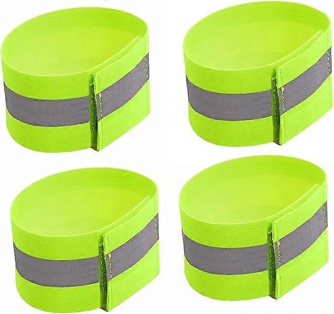(4-Pack) Safety Reflector Straps,Inboat Reflective Bands for Arm