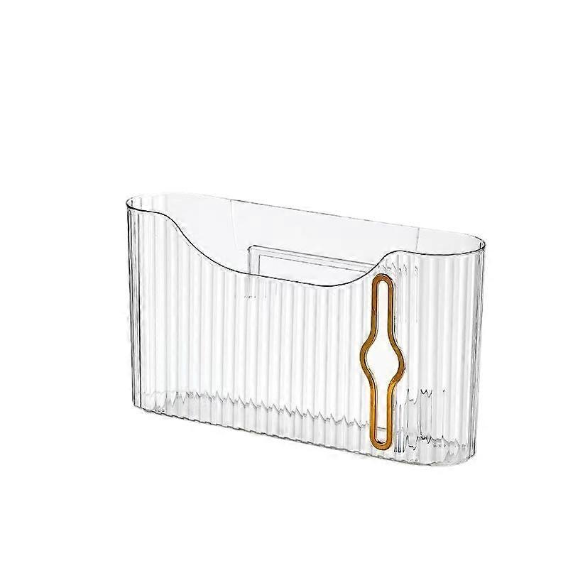 Large Plastic Kitchen Trash Bag Storage Box Collector Wall Mounted Bag Extractor Box Storage Box