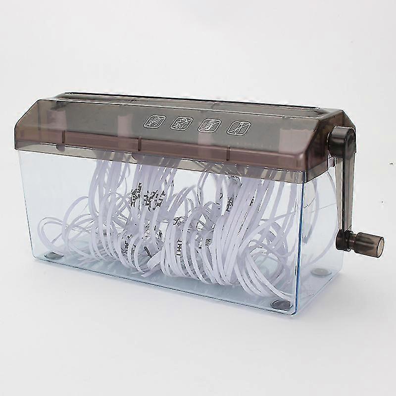 A4 9 Inch Manual Handheld Paper Shredder Document Sheet Handmade Tool