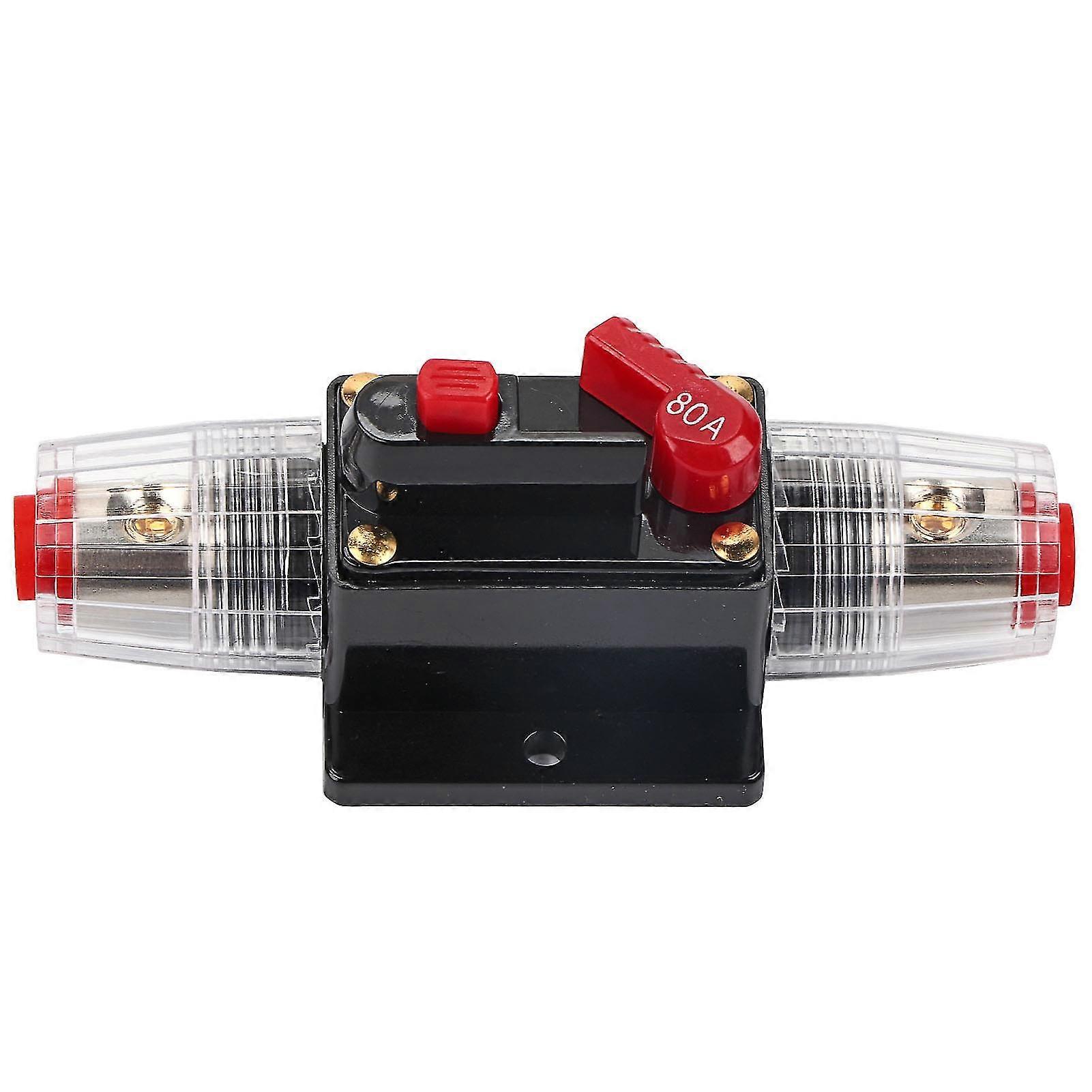 50amp-100amp قواطع دوائر إعادة تعيين Fuseholder حامل فيوز قارب السيارة حامل مقاوم للماء 12-24 فولت جديد