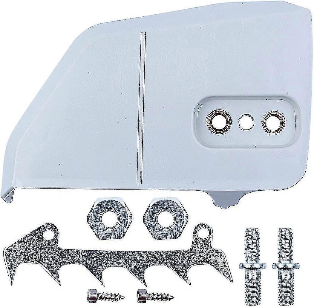 Chain Sprocket Cover + Chain Tensioner Tensioner + Stud Nuts + Bumper Tip Compatible Stihl 017 018 021 023 025 Ms170 Ms180 Ms210 Ms230 Ms250 Chainsaw-