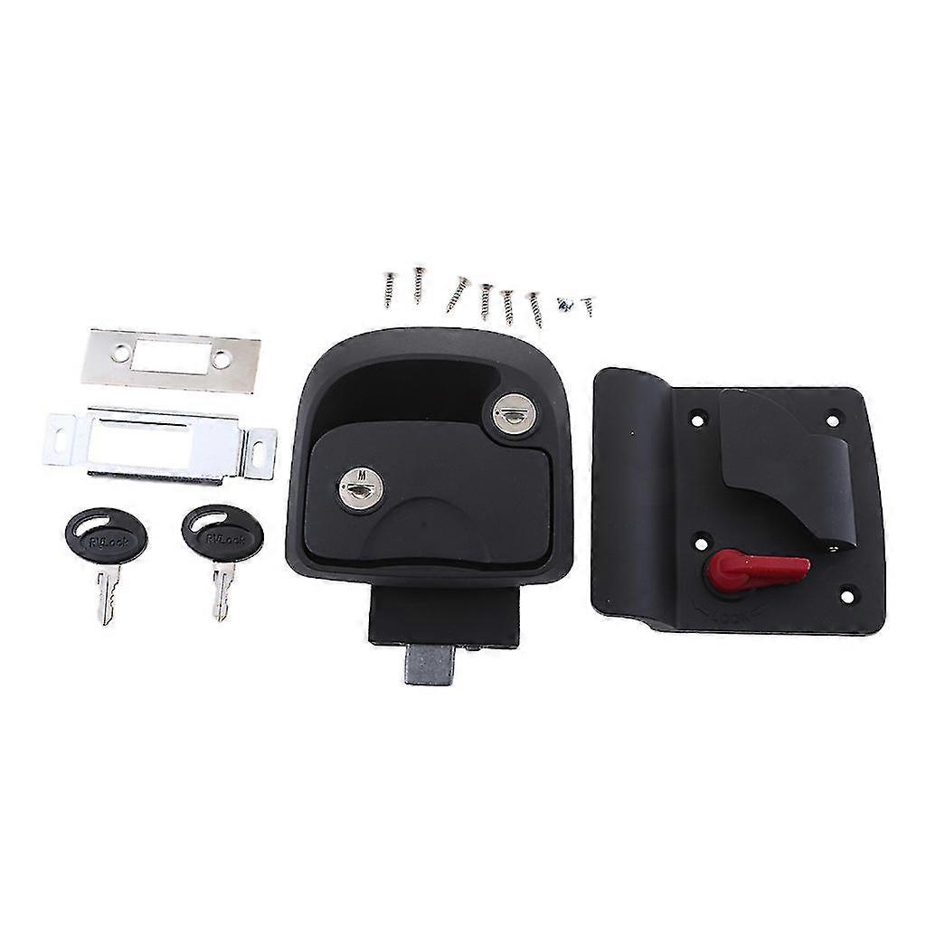 Rv Entry Door Lock Push-type Door Locks R3 Mechanical Door Lock For Rv Caravan Boat Motorhome Access