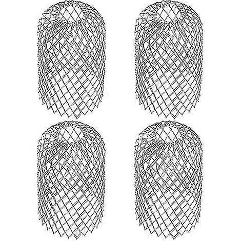4 Pack Metal Gutter Guards Expandable Filter Screen Leaf Strainer Downspout Guards For Gutters Downspout