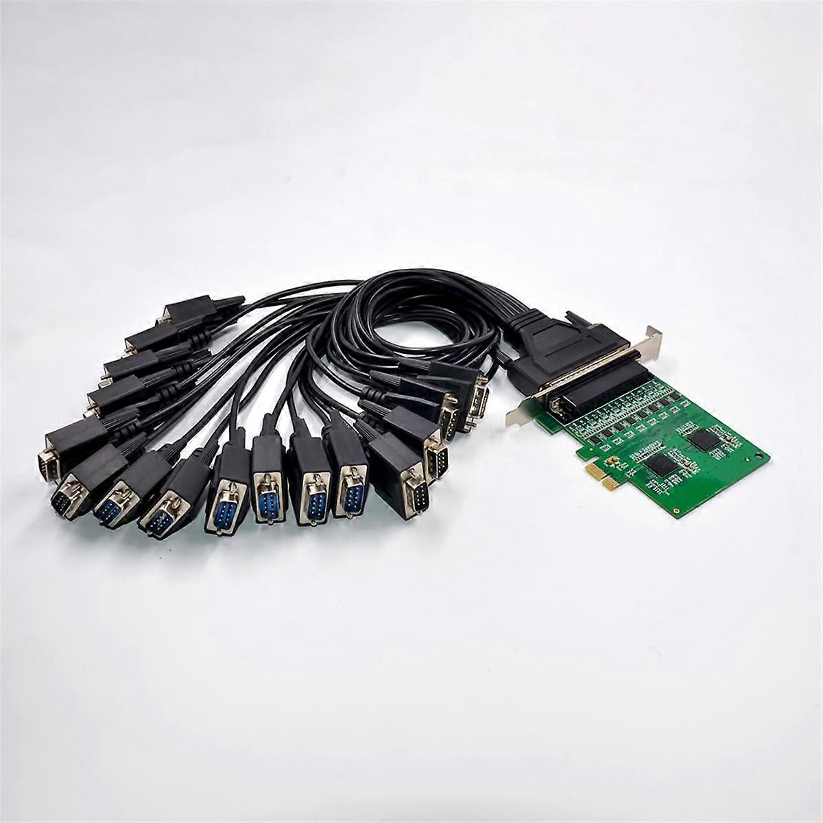 Adapter Card ST355 PCIe 17V358 16S RS232 Industrial Multi-Serial I/O Control Multi-Function Conveni