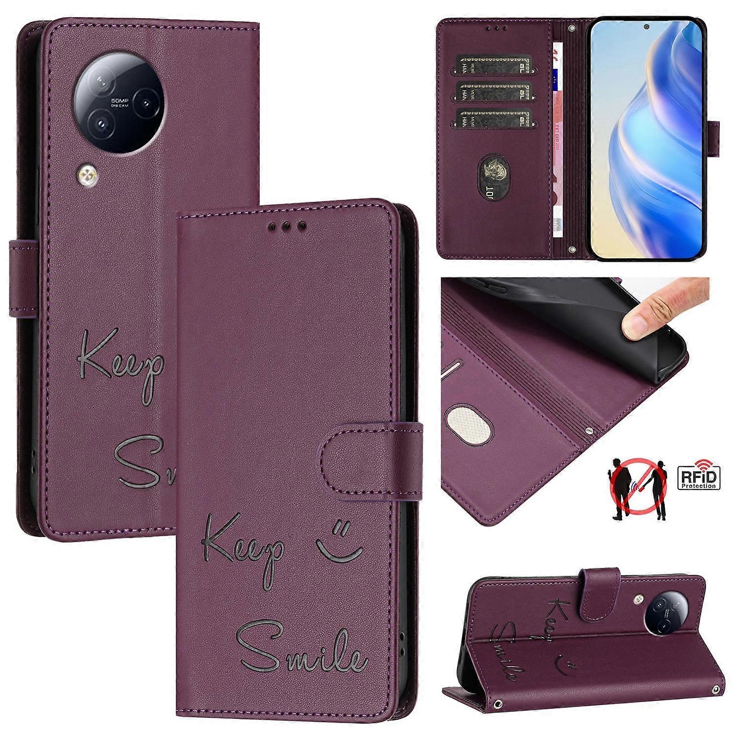 Smile RFID Leather Case For Xiaomi Civi 3