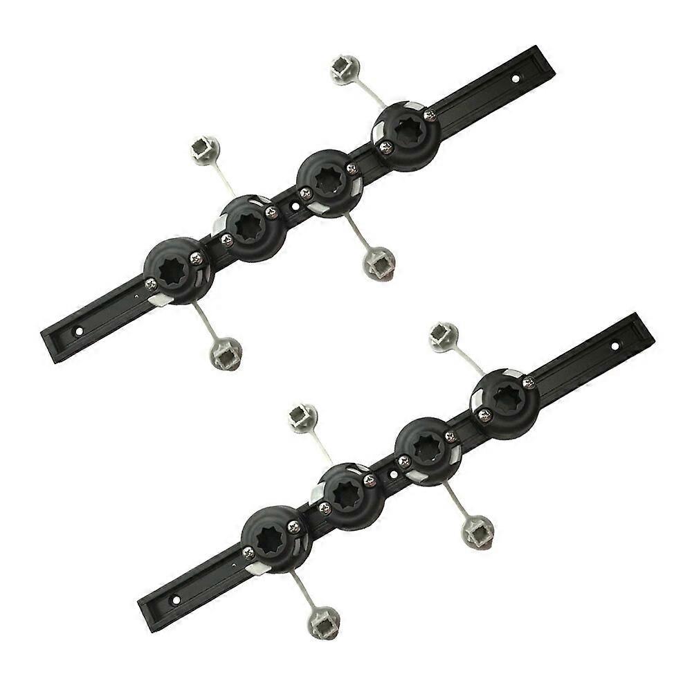 Canoë Kayak Glisse Rail Rails Support avec Base de Montage À Quatre Supports Accessoires De Pêche Kayak DIY