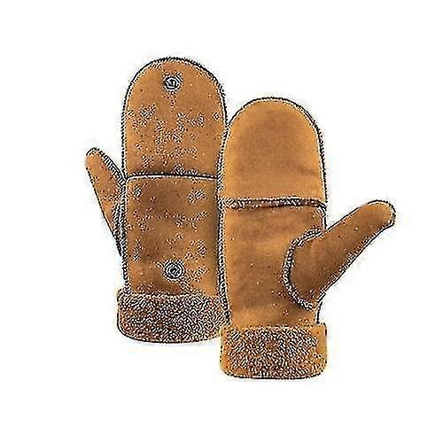 Handschuhe Fäustlinge Naturwanderung Flip Halbfinger Handschuhe