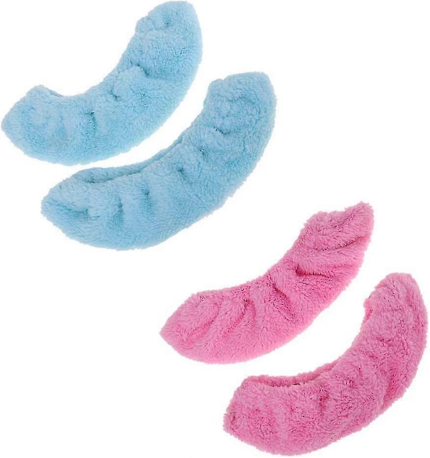 2 paio di pattinaggio su ghiaccio hockey figura pattini lama copertura protezione Soaker guardie per adulti unisex, giovani, bambini