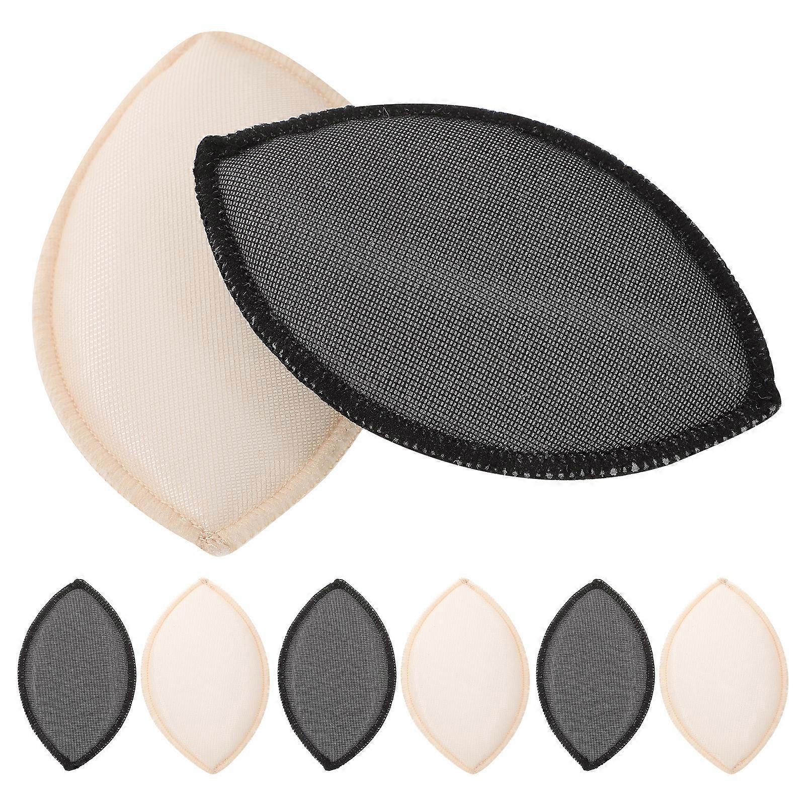 5 Pairs Bra Sponge Pads Bra Inserts Cushion Bra Pads Bikini Bra Liner (Random Color)
