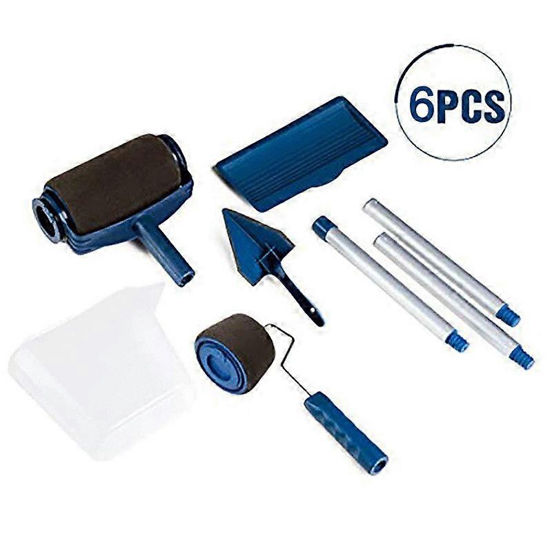 Multifunktionell sömlös färgrulleborste infällbar penselsats