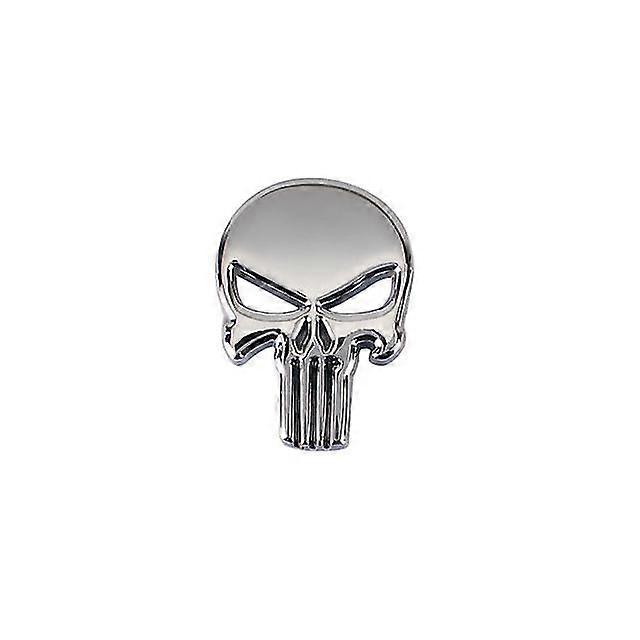 معدن الجمجمة المعاقب ملصق شعار شارة الشعار