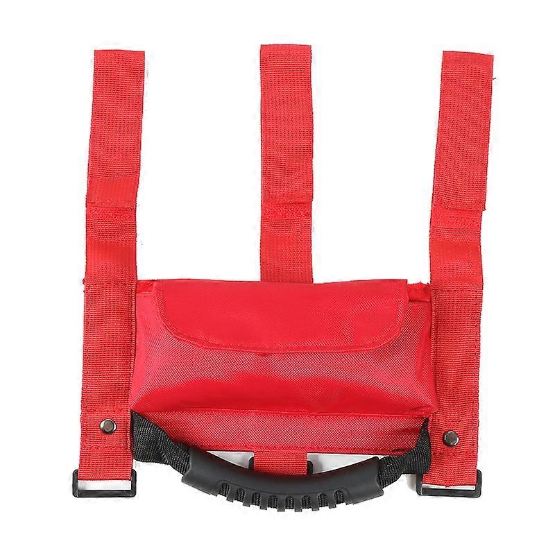 TESIN Car Roll Bar Grab Handle with Sunglasses Holder Storage Bag Armrest Pouch Bag Accessories for Jeep Wrangler CJ TJ JK JL