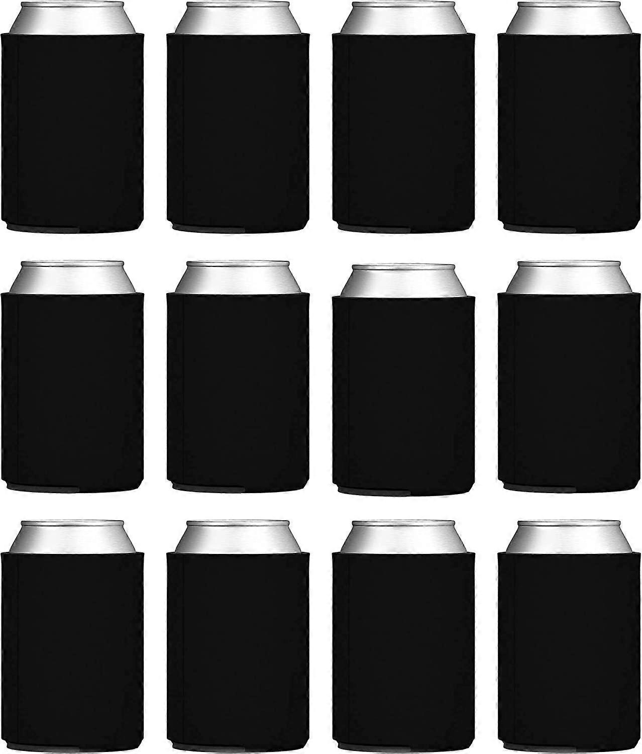 Burk Ärmar 12 Pack Isolerad Öl Burk Kylare Ärm Överdrag Hopfällbar Återanvändbar Dryck Coke Ärm Täcker För Hemmakontor Bar Födelsedag Bröllop Fest