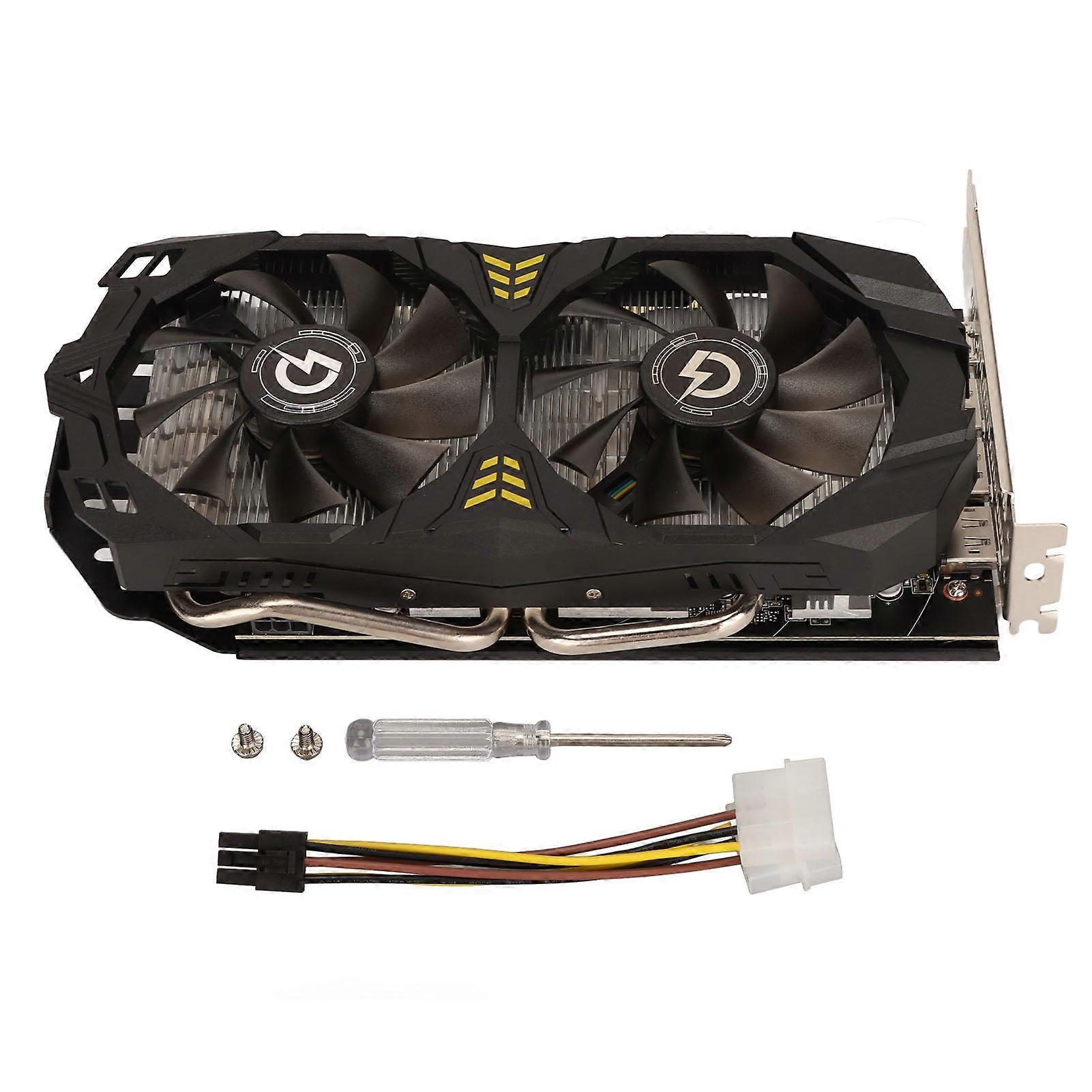 RX580 8GD5 GDDR5 Grafikkarte 1244 MHz 7000 MHz 256 Bit Unterstützung 3 DP HD Multimedia Interface Gaming Grafikkarten für Computer