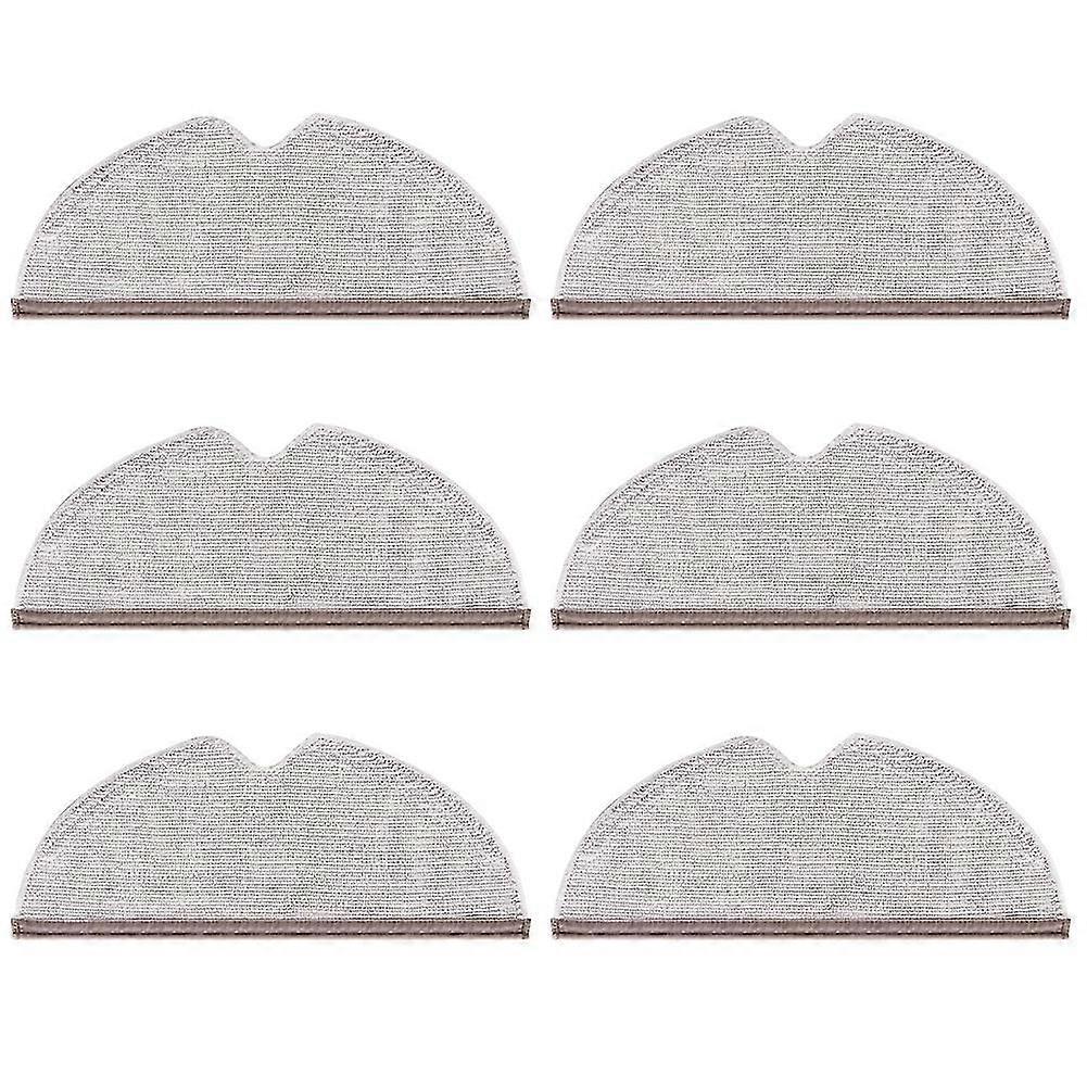 6pcs Full Coverage Mopping Cloths For Xiaomi Roborock S5 S50 S51 S55