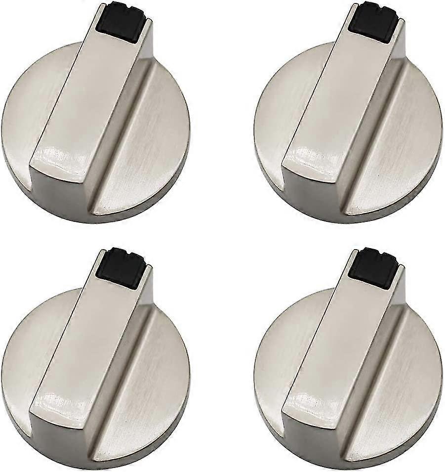 Gas Stove Knob - Set Of 4 6mm Metal Oven And Cooker Control Knobs
