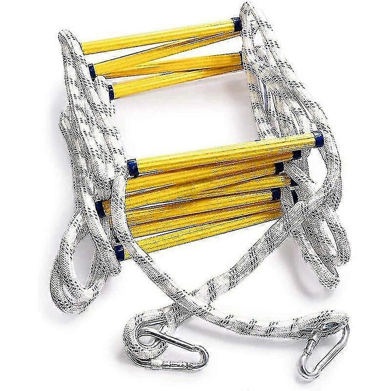 M With Carabiners, Maximum Load 450 Kg - Emergency Fire Ladders For Window, Balcony Exit (2