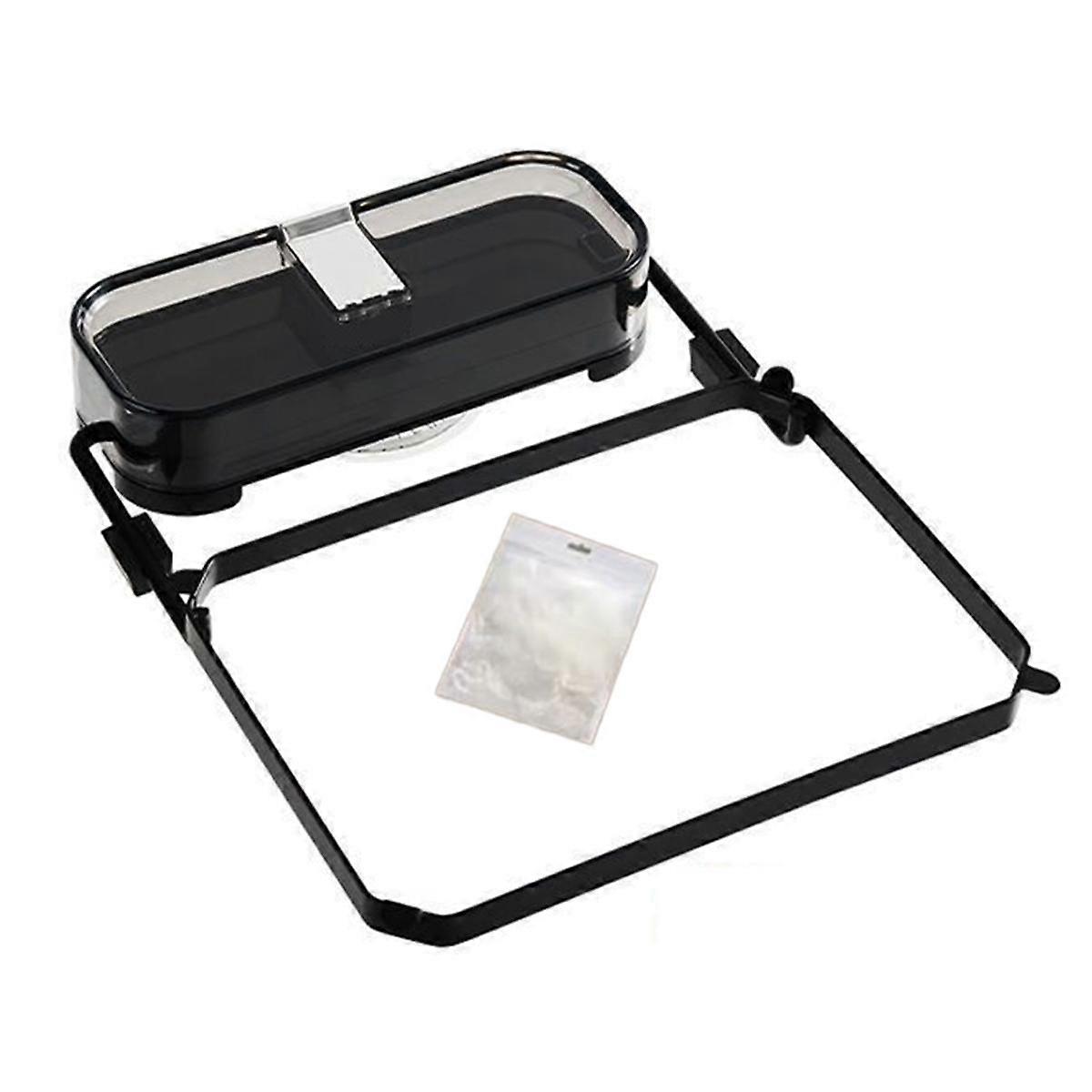 Suction Sink Filter Screen Trough Drainage Screen Basket with 50 Mesh Bags Detachable Kitchen Sink Filter Rack,B