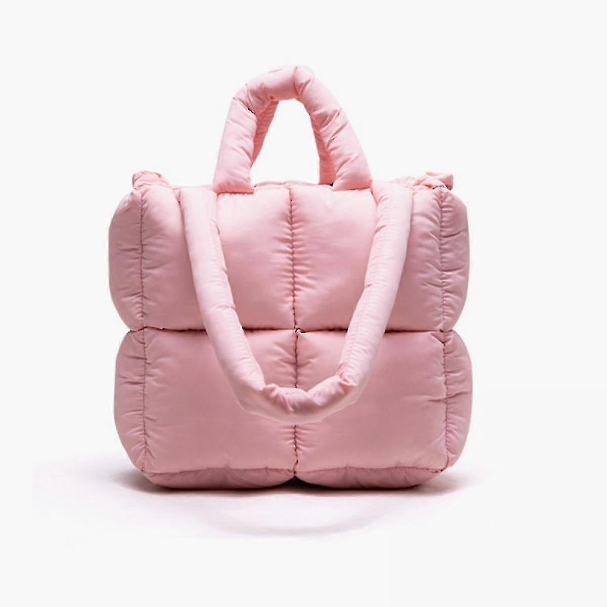 Borsa tote grande per le donne, borse imbottite di lusso e borse borse a tracolla per le donne, borse a tracolla invernali in nylon in cotone