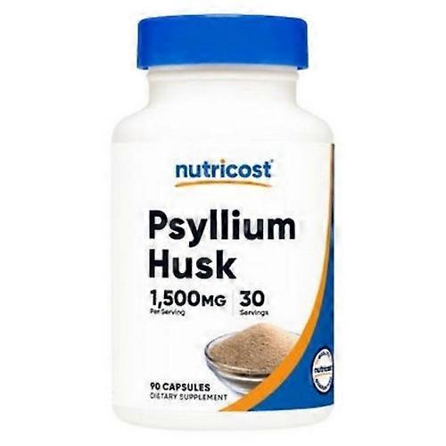 Nutricost Psyllium Husk Capsules ,1500 Mg ,90 Count