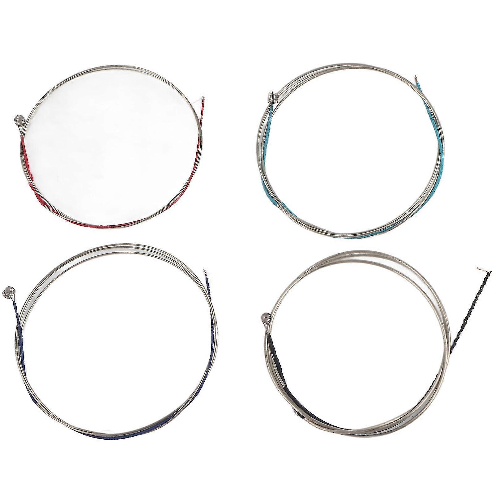 4pcs Viola Strings A?1st D?2nd G?3rd C?4th Nickel Silver Wound Nickel?Plated Ball?End Steel Core
