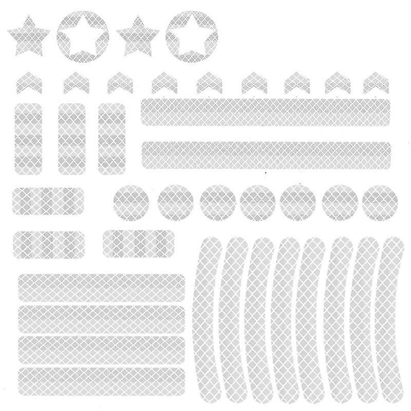 2 Sets Bicycle Lahua Reflective Sticker