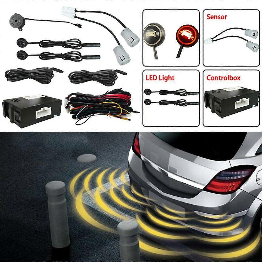 Car Blind Spot Detection System Bsm Universal Ultrasonic Sensor Radar Monitoring System Change Lane Aided Parking Car Accessorie