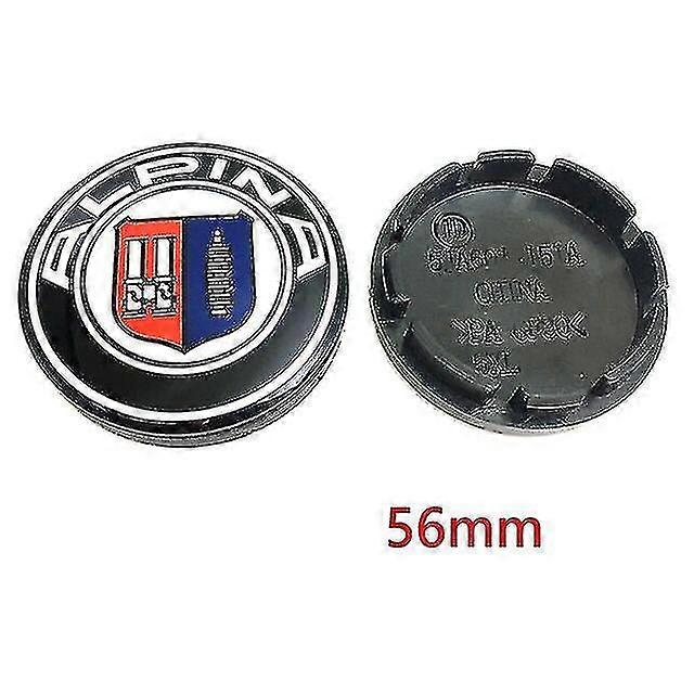 4pcs Alpina αυτοκίνητο Wheel Hub Center Caps 56mm 60mm 65mm 68mm Ζάντες Dust-proof Cover Badge Logo Έμβλημα για Auto Εξωτερικά Αξεσουάρ Shry MTCE348