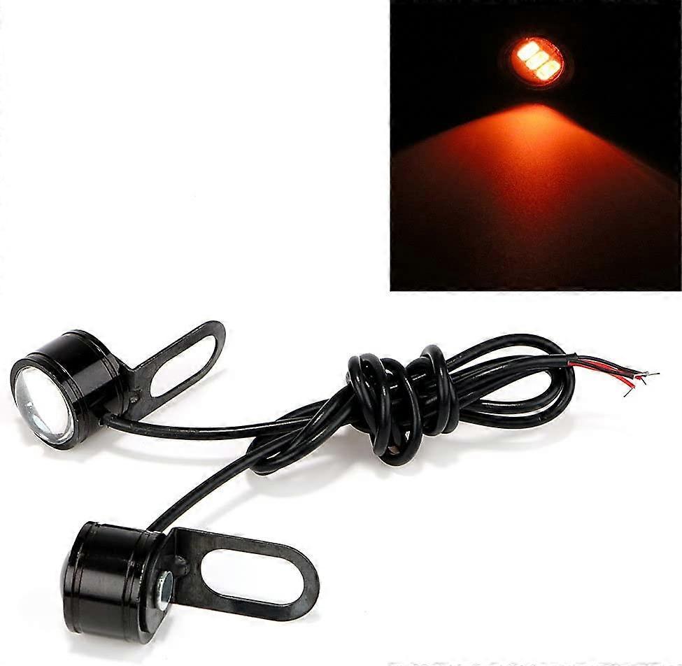 iTimo 2PcsSet Eagle Eye LED Reverse Backup Light Motorcycle Fog Lamp DC 12V Car Daytime Running Light Super Bright