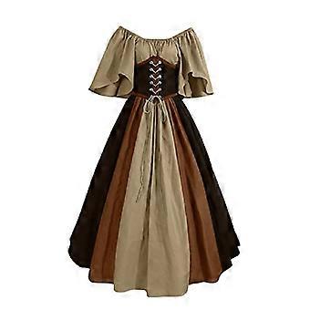 Medieval Clothing Women's Short Sleeve Gothic Dresses Women's Cocktail Dress  | Fruugo NO