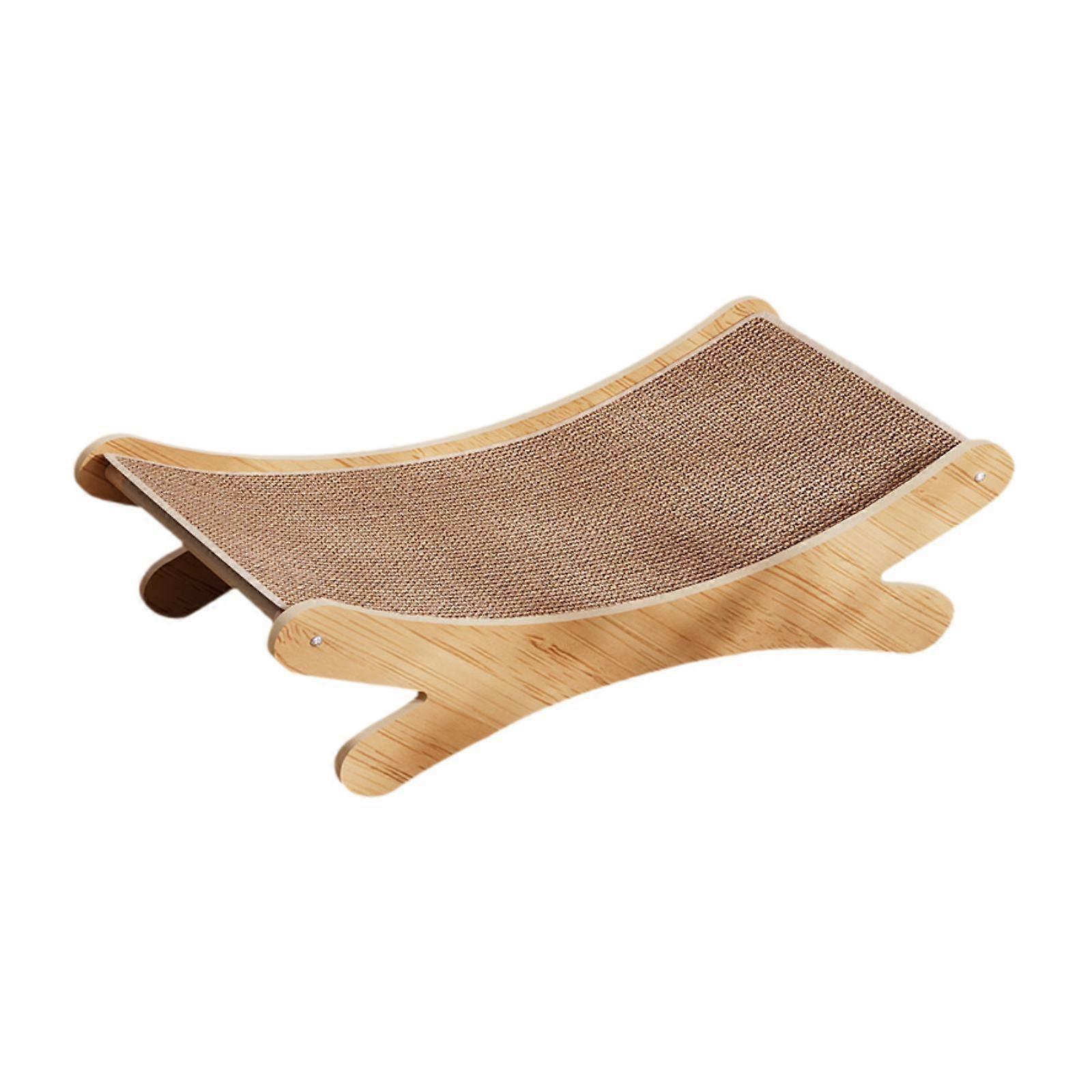 Cat Scratcher Lounger Spacious Cat Scratch Bed for Indoor Cats Play Sleeping Brown