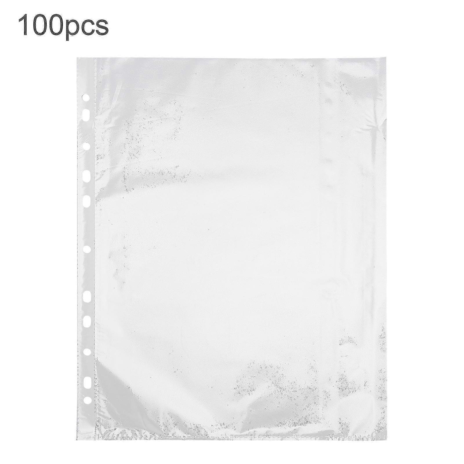 100 Pcs A4 Clear Document Folderwaterproof Case Transparent Document Bag Paper Holder File Folderclear Plastic Folder