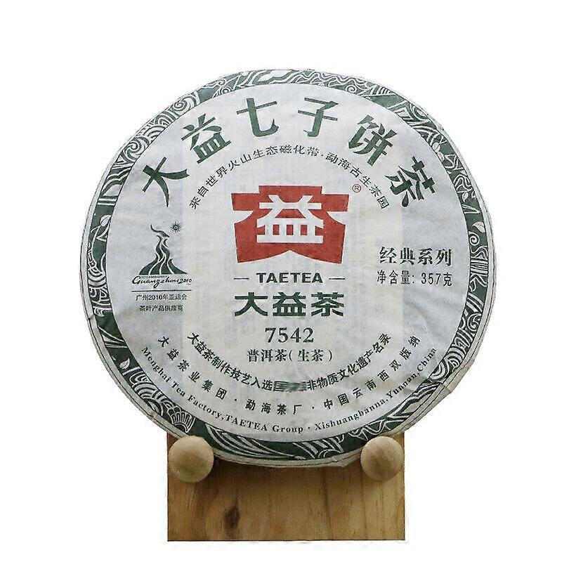 2010 TAETEA Classic 7542 Shen Pu'er Tea Dayi Raaka Puer Tee 357g
