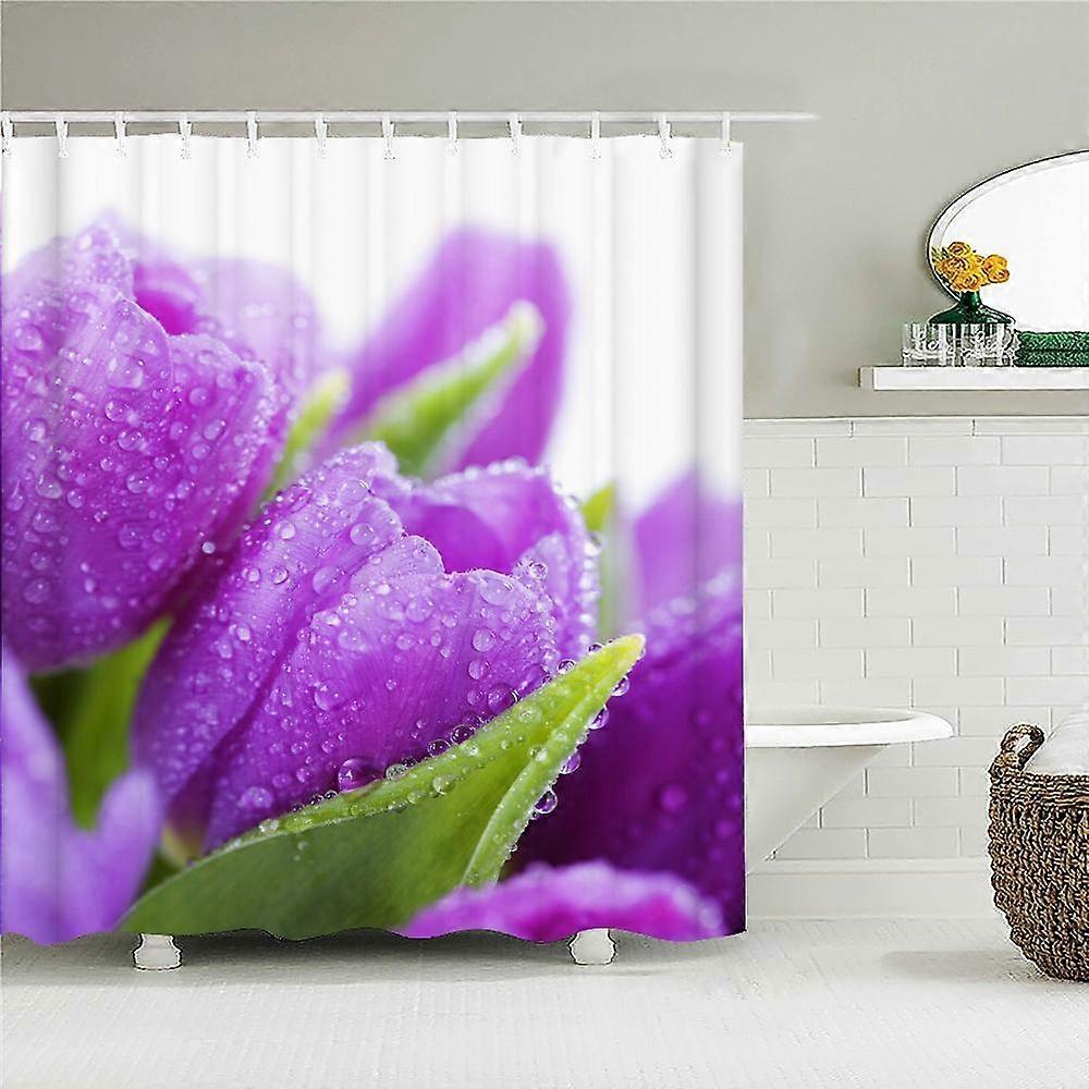 Shower Curtain Home Decoration Bathroom Curtain Waterproof Personality Pattern Style-37