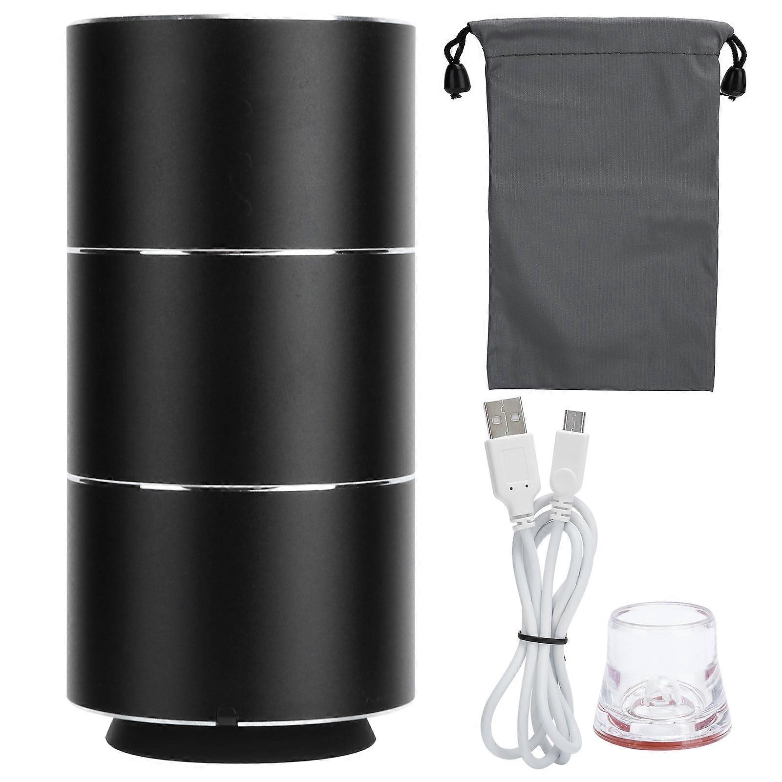 مضخة فراغ كهربائية جهاز تغليف منزلي صغير محمول أسود مع كابل طاقة USB