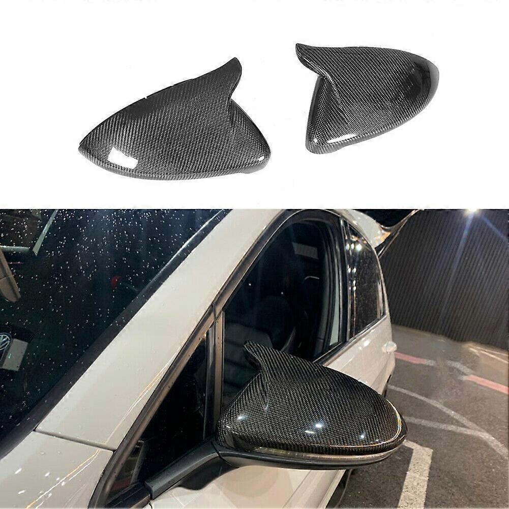 2pcs Remplacement Rétroviseur Coque Côté Aile Miroir Couvre Trim Cap Accessoires de voiture pour Golf 7 14-19