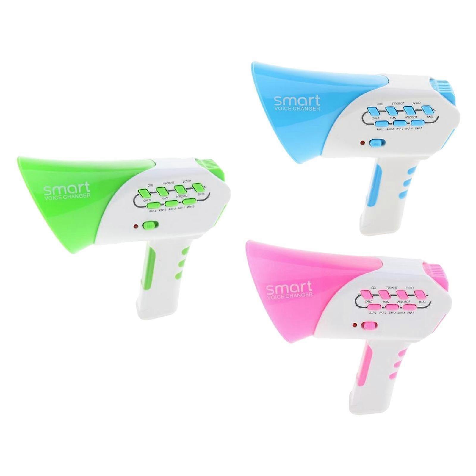 3pcsミニボイスチェンジャーメガホンスピーカー子供用いたずら玩具パーティーの好意