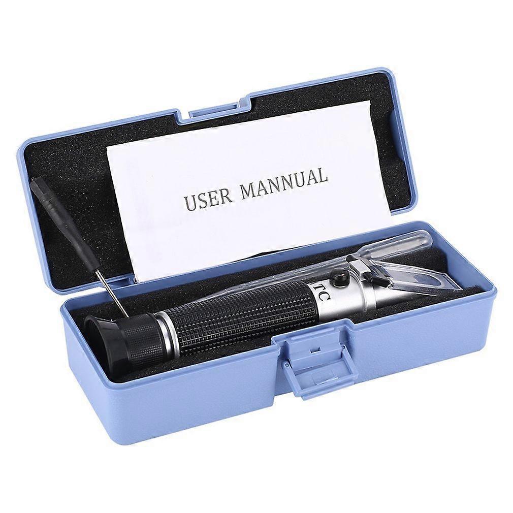Dual Scale Sea Water Salinity Refractometer Meter Salimeter 0~10% Measurement Tool for Aquarium Seawater Monitoring